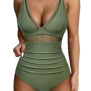 Ariavelle Damen Badeanzug mit verstellbaren Trägern