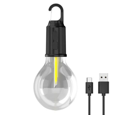 Lumora Campingleuchte – LED Leuchte mit USB-C Aufladung und Tragegriff