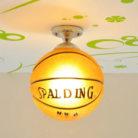 SportaGlow LED-Deckenleuchte – Deckenlampe mit Fußball- oder Basketballmotiv