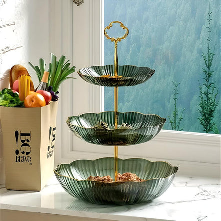 Abgestufter Obstschalen-Organizer – Elegante Ordnung Für Ihre Küche 1