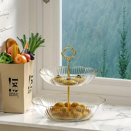Abgestufter Obstschalen-Organizer – Elegante Ordnung Für Ihre Küche 2