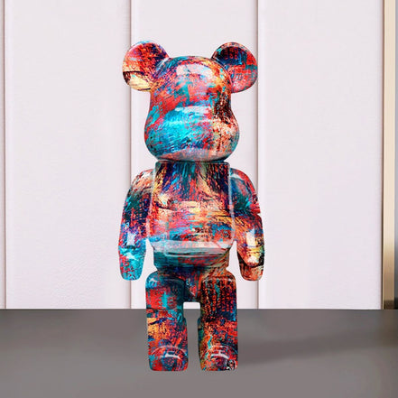 Bär Street Art Figur – Charaktervolle Eleganz für Ihr Zuhause 1