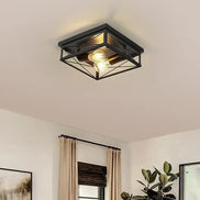 CAPARE Deckenlampe Schwarz Quadratisch – Stilvolle Beleuchtung Für Modernes Ambiente 4