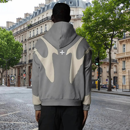 AbstractVibe Hoodie – Unisex Kapuzenpullover mit modernem Design