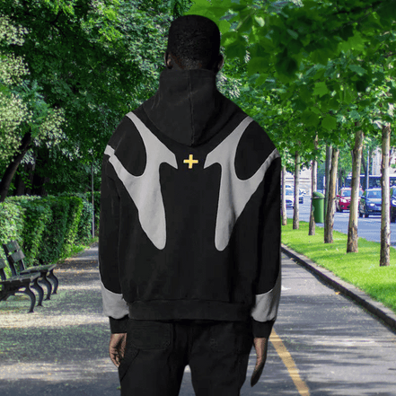 AbstractVibe Hoodie – Unisex Kapuzenpullover mit modernem Design