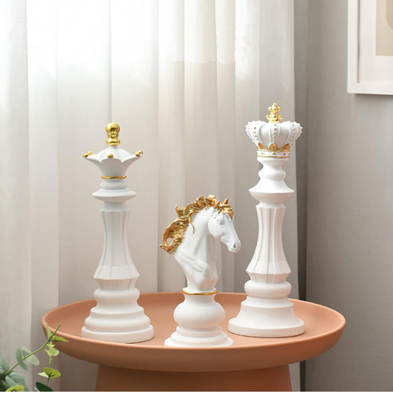 Dekorative Schachfiguren Set – Elegante Akzente Für Stilvolles Wohnen 2