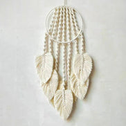 Feather Dreams Makramee-Wandbehang – Stilvolle Handgefertigte Bohème-Dekoration 0