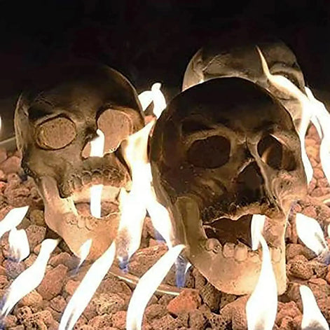 Keramik-Totenkopf im Gothic-Design – Skelvaro