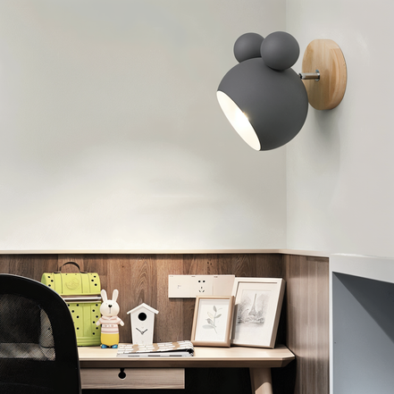 FlashMouse Wandleuchte Mausdesign – Spielzeughafte Lichtquelle Für Kinderzimmer 3