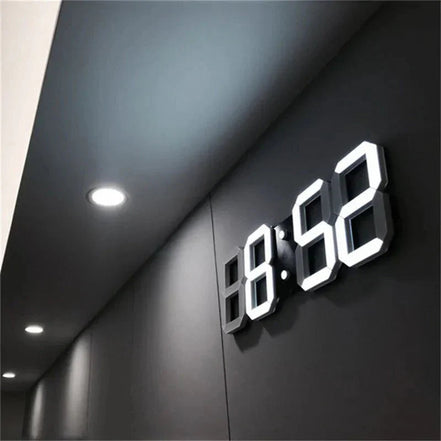**Glone 3D LED Wall Clock – Modern Aesthetic with Customizable Lighting** 0