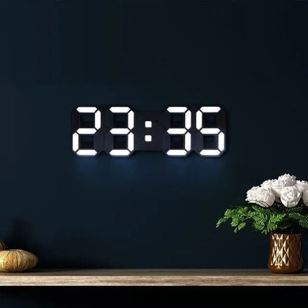 **Glone 3D LED Wall Clock – Modern Aesthetic with Customizable Lighting** 1