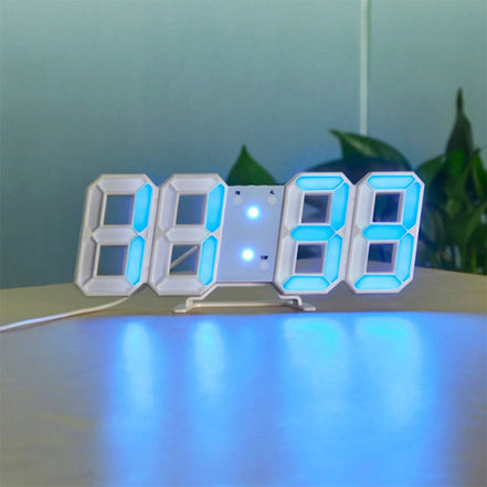 **Glone 3D LED Wall Clock – Modern Aesthetic with Customizable Lighting** 4