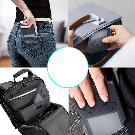 Mini Retro Handheld Spielkonsole mit 400 Spielen