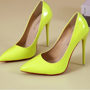 Lurevia Damen Pumps mit spitzer Form und 12 cm Absatz