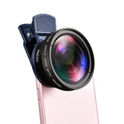 2-in-1 Smartphone-Kameraobjektiv mit Weitwinkel- und Makrofunktion – OptiZoom