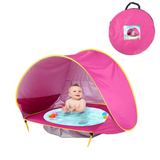 Suniva Faltbares Baby Strandzelt mit Sonnenschutz und integriertem Wasserspielbereich