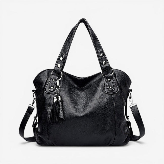 Zenvira Handtasche – Handtasche mit mehreren Reißverschlussfächern und verstellbarem Schulterriemen