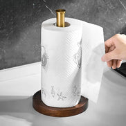 Handgefertigter Papierhandtuchhalter Walnussholz – Stilvolles Accessoire Für Ihre Küche 1
