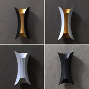 Aurevix LED Wandleuchte Aluminium Innen und Außen Wandlampe