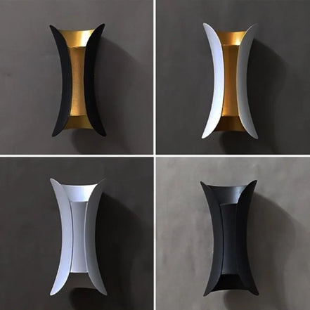 Aurevix LED Wandleuchte Aluminium Innen und Außen Wandlampe