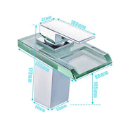 AquaLume Cascade – LED-Wasserhahn mit Wasserfall-Auslauf