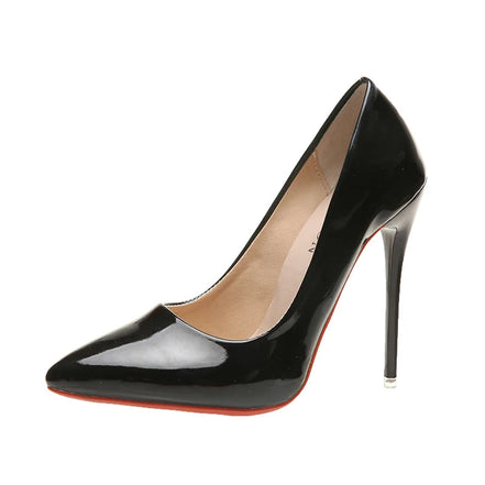 Lurevia Damen Pumps mit spitzer Form und 12 cm Absatz