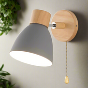 JANDIEL - Skandinavische Moderne Holz-Wandlampe – Stimmungsvolle Lichtakzente für Ihr Zuhause 6