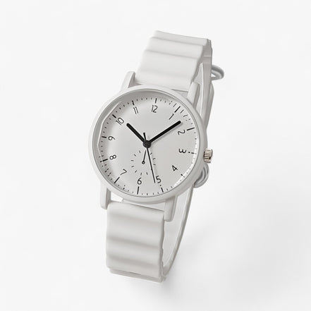 Zirella Damen Armbanduhr mit Silikonarmband und Quarzwerk