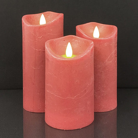 LED-Blockkerze Rustik Paraffin – Gemütliches Licht Für Sichere Nächte 16