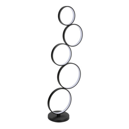 **LED-Stehlampe Nordisches Ring-Design – Stilvolle 360-Grad-Beleuchtung** 7