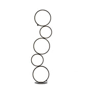 **LED-Stehlampe Nordisches Ring-Design – Stilvolle 360-Grad-Beleuchtung** 8