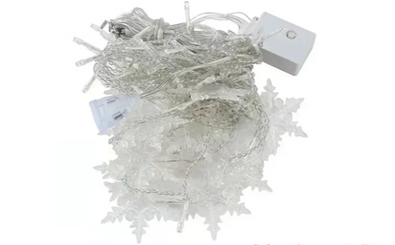 LumaSnow 4M LED-Schneeflocken-Vorhangbeleuchtung – Winterliche Atmosphäre Für Ihr Zuhause 5