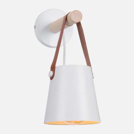 Moderne Wandlampe Holz Mit Lederriemen – Elegantes Licht Für Ihr Zuhause 12