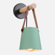 Moderne Wandlampe Holz Mit Lederriemen – Elegantes Licht Für Ihr Zuhause 9