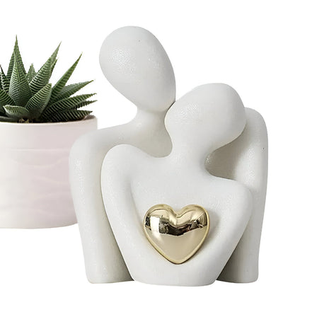 Nordic Minimalist Paar Figurine – Stilvolle Dekoration für Ihr Zuhause 4