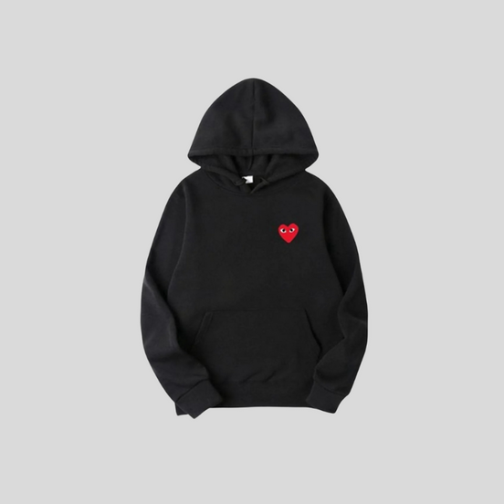HeartBeat Hoodie – Unisex Kapuzenpullover mit Herzdetail