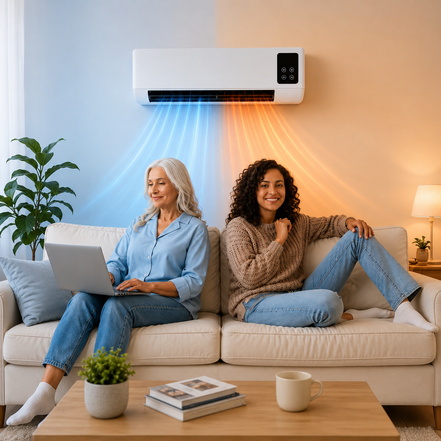 2-in-1 Klimagerät mit Kühl- und Heizfunktion – ClimaNova