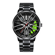 watches : Elegant Racecar Watch™ | Waar tijd wordt gewaardeerd in Groen Stijl 1 van Pantino