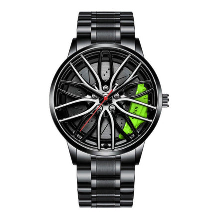 watches : Elegant Racecar Watch™ | Waar tijd wordt gewaardeerd in Groen Stijl 1 van Pantino
