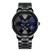 watches : Elegant Racecar Watch™ | Waar tijd wordt gewaardeerd in Blauw Stijl 2 van Pantino