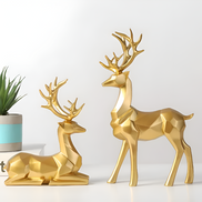 Rentier Figurenset – Magische Eleganz Für Ihre Festliche Dekoration 3