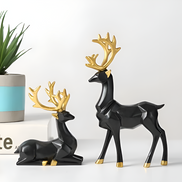 Rentier Figurenset – Magische Eleganz Für Ihre Festliche Dekoration 7