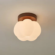 Rustikale Vintage-Deckenlampe Aus Glas Und Holz – Warmes Licht Für Gemütliche Räume 6