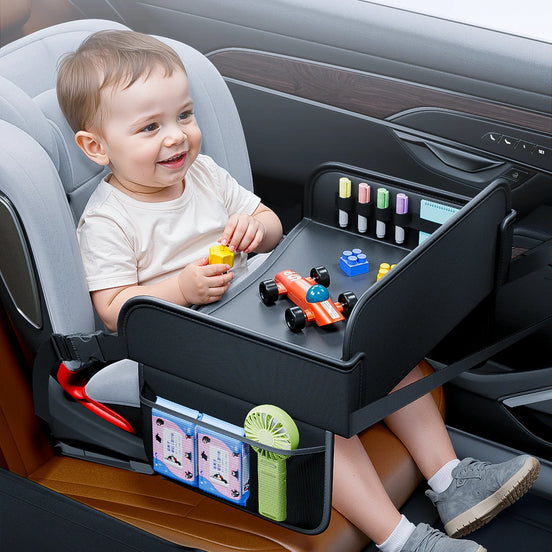 Kindersitz-Tisch mit Aufbewahrungsfächern aus Oxford-Material