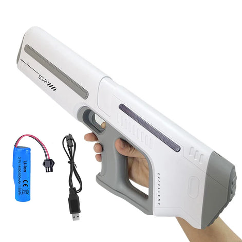 AquaStrike Elektrische Wasserpistole mit Automatischer Wasseraufnahme und Akku