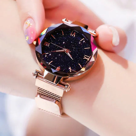 Velara Damenarmbanduhr – Uhr mit Sternenhimmel-inspiriertem Zifferblatt