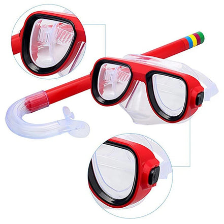 Aqualino Kinder Schnorchelset mit Taucherbrille und Schnorchel