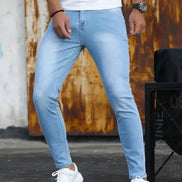 Rovento Herren Jeans Straight Fit