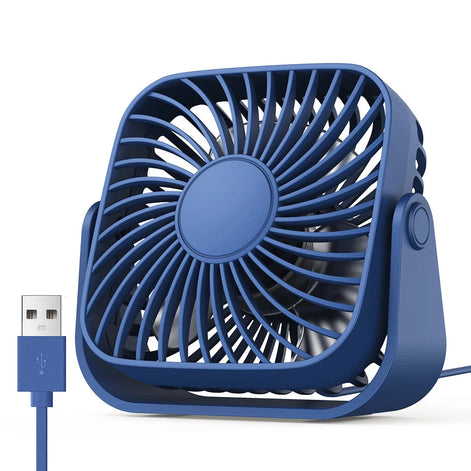 USB Tischventilator mit 3 Geschwindigkeitsstufen und 360° Verstellung – AeroDesk