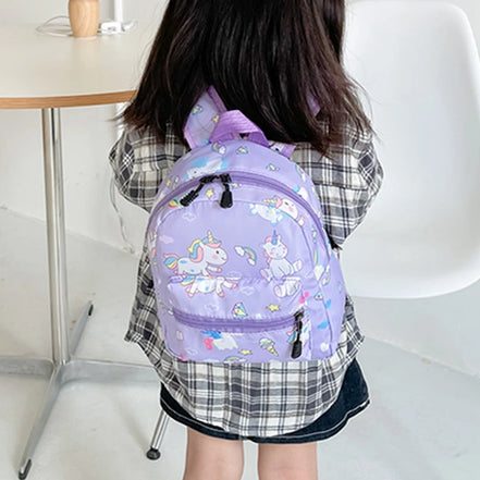 Kinder-Rucksack aus Nylon mit Dinosaurier-Motiv